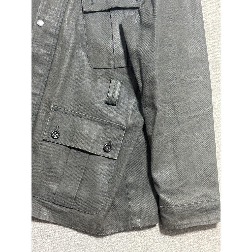 Original Penguin by Munsingwear Jacket Mens XL Gray Field Utility Zip Snap Lined - Picture 2 of 15